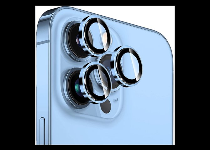 خرید اینترنتی محافظ لنز دوربین بوف مدل رینگی مناسب برای موبایل اپل مدل iPhone 13 با بیمه