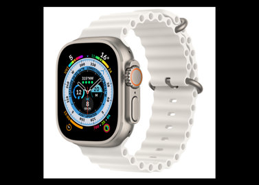 خرید آنلاین ساعت هوشمند اپل مدل Apple Watch Ultra تیتانیوم ۴۹ میلیمتری با بند White Ocean Band