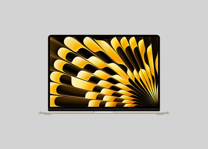 خرید آنلاین لپ تاپ اپل مدل (MacBook Air M2 2023 MQKV3) 15/3 اینچ+ حافظه 512 گیگابایت