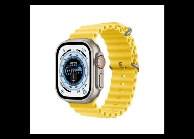 خرید اینترنتی ساعت هوشمند اپل مدل (Apple Watch Ultra) بدنه تیتانیومی با بند اوشن سایز 49 میلی متر